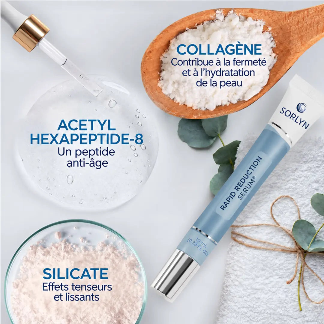 SORLYN Rapid Reduction Eye Serum – visibly reduces under-eye bags, wrinkles, dark circles, fine lines, and crow's feet